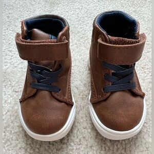 Wonder Nation baby boy brown boots size 3